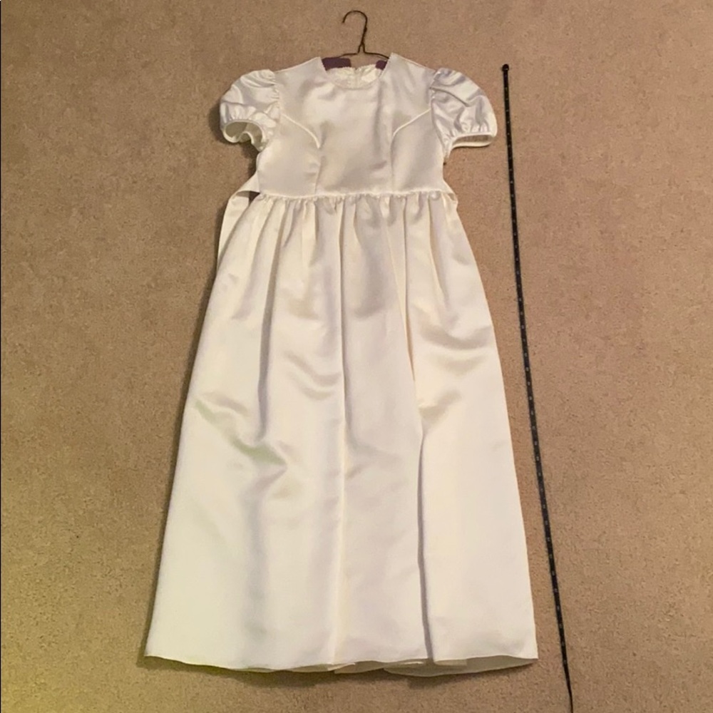 Pearl White Flower Girl Dress
